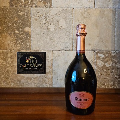 WS-94pts! Ruinart Brut Rose Champagne wine, France 