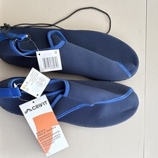 CRIVIT Men's Aqua Shoes Badeschuhe Herren Blau EU 44 Funktionsfaser, Wasserschuh