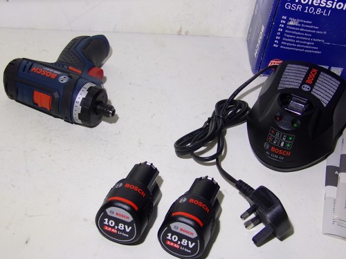 Bosch Professional GSR10,8-LI 10.8V Cordless Screw Driver Kit New Unused - Picture 5 of 5
