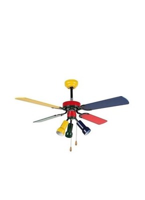 Ventilador de techo - ORBEGOZO CC 09105 C, 3 velocidades, Multicolor