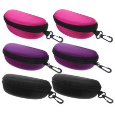 9 Pcs Sunglasses Storage Bag Eyeglasses Case with Carabiner Clip