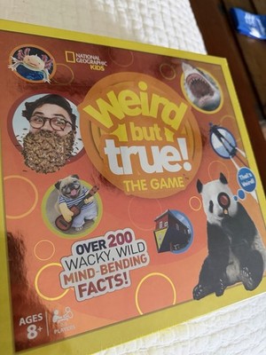 National Geographic Kids Weird But True! Board Game, 200+ Questions, Ages 8+, A 