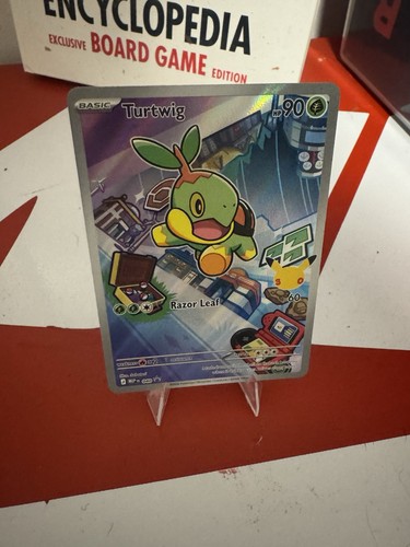 30th Anniversary Turtwig 040 Black Star Promo Pokemon Card NM/M