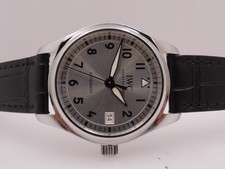 IWC PILOT AUTOMATIC 36mm IW324007 WITH PAPERS YEAR 2017 SANTONI STRAP 3240 WATCH 6