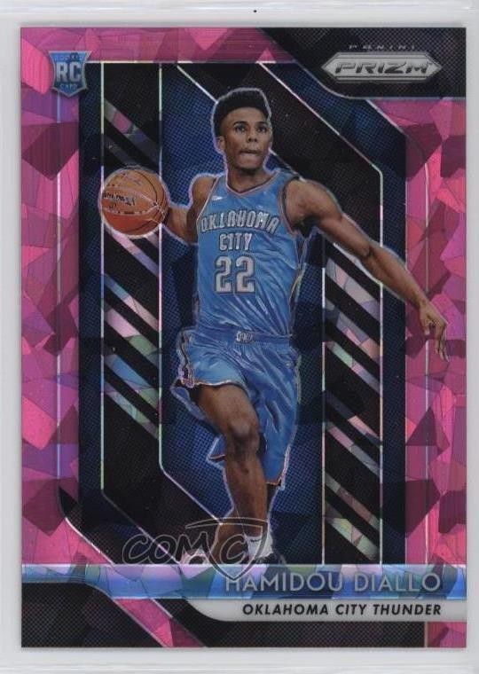 2018-19 Panini Prizm Pink Ice Prizm Hamidou Diallo #9 1ek2