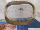 OLD QUAKER Pint Whiskey Bottle Clear Embossed with Twist Lid — photo 5