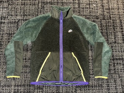 Nike Sportswear Sherpa Full-Zip Winter Jacket Color Sequoia NWOT
