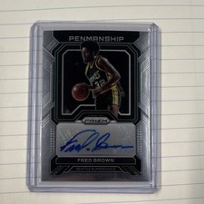 2022-23 Panini Prizm Penmanship Fred Brown Autograph #PNM-FBR