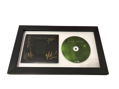 LORD HURON SIGNED AUTOGRAPH x4 VIDE NOIR FRAMED & MATTED CD BEN SCHNEIDER +3