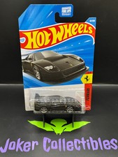 Hot Wheels 2026 Black Ferrari F40 Competizione 63/250 Ferrari 3/5 C Case
