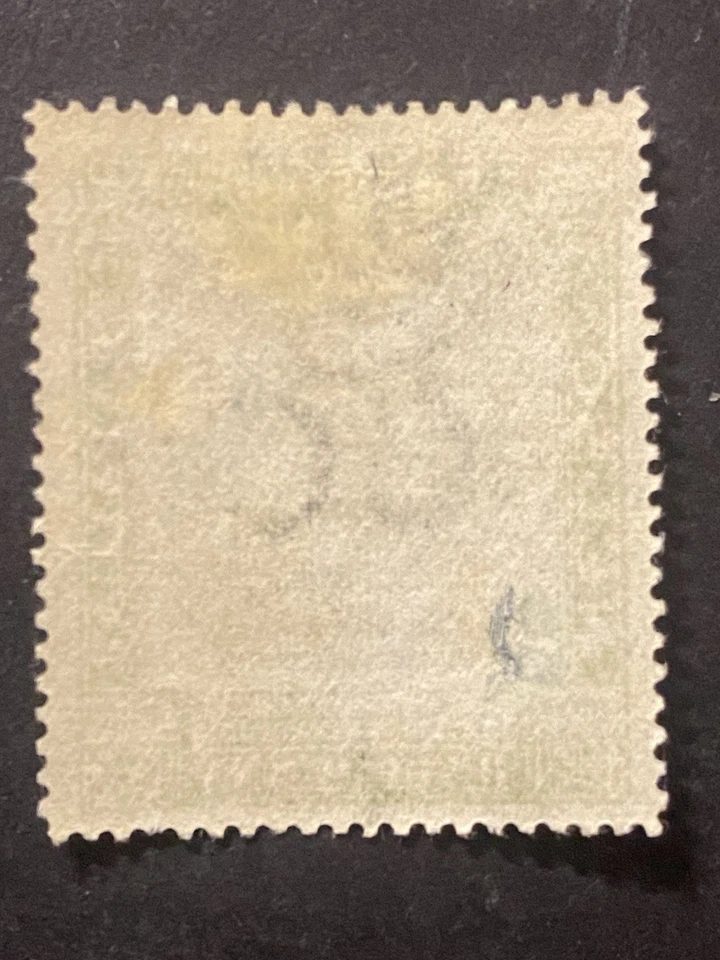 Barbados 1906 KE 1/2d negro y verde pálido con bisagras como nuevo, goma original, transparente wm. Foto 2 de 2