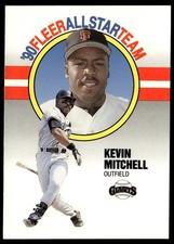 1990 Fleer All-Star Team Kevin Mitchell San Francisco Giants #6
