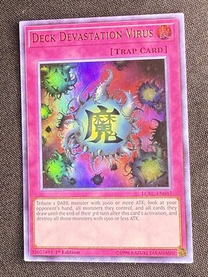 Yu-Gi-Oh! Deck Devastation Virus 1st Edition Ultra Rare LCKC-EN047- j2