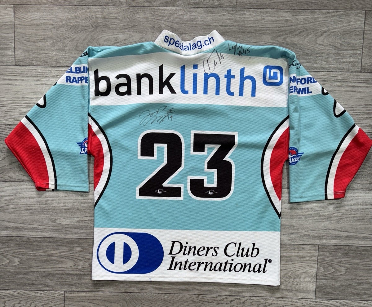 Sc Rapperswil Jona Lakers No 23 Autograph Hockey Shirt Jersey Size