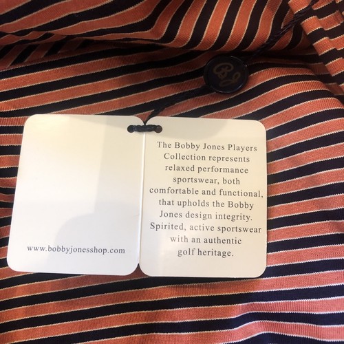 Bobby Jones Golf Polo Shirt Mens 2XL Short Sleeve Striped Breathable NEW $95.00 - Picture 11 of 12