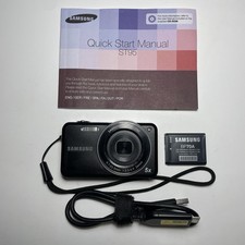 Samsung ST95 16.1MP Touchscreen Digital Camera Tested  Charger, Battery, Guide