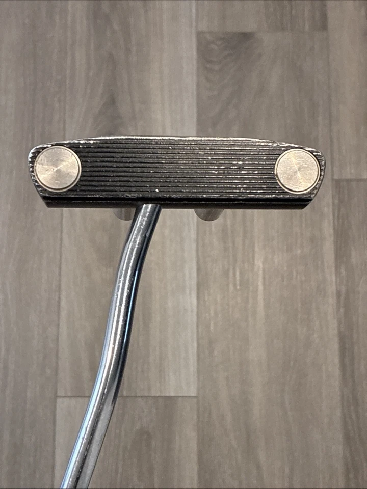 Putter mazo Guerin Rife 2 barras negro 35" diestro necesita nuevo agarre doble curva Foto 2 de 4