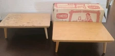 1950s Strombecker Wooden Coffee Tables  (# 158) with Original Box 