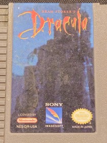 Bram Stoker's Dracula Nintendo NES 1993 Authentic Tested