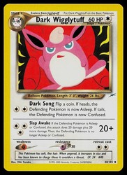 Dark Wigglytuff 40/105 Neo Destiny Uncommon