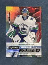 2020-21 UD Synergy Rookie Journey Michael DiPietro Canucks /899