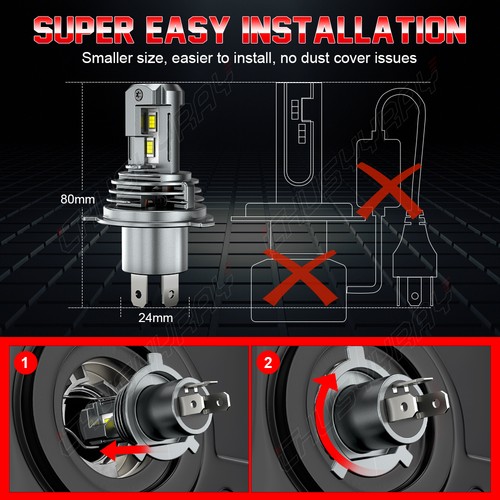 For Honda Fit 2007-2008 LED Headlight Hi/Lo Beam+Turn Signal+Side Marker Bulbs - Picture 2 of 14