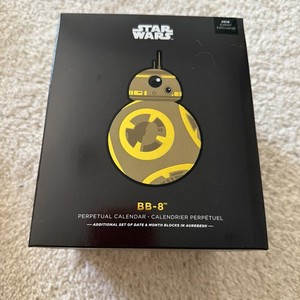 SDCC 2018 Hallmark Star Wars Gold BB-8 Perpetual Calendar Exclusive 1 of 1200