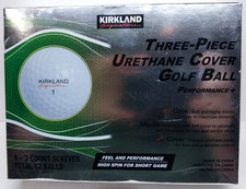 Kirkland Signature Performance Three Piece Urethane Cover Golf Balls -12 Balls
