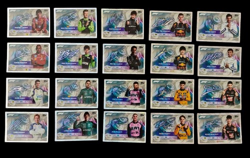 Topps F1 Turbo Attax 2025 INDIA Signature Style Full Set 20 Cards Lot DIGI AUTO