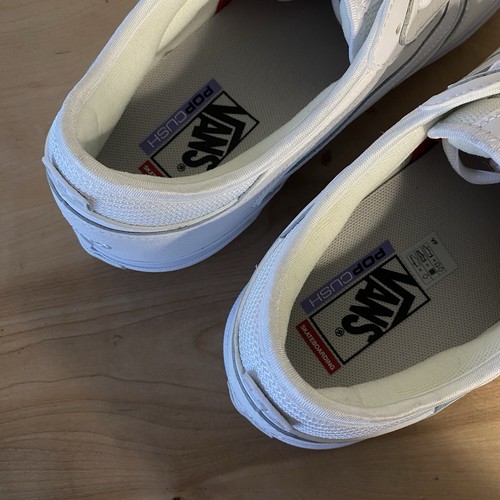 Vans Geoff Rowley White Leather Skateboarding Shoe - Size 9.5 - Picture 9 of 13