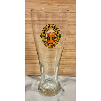 Vintage 1990s Bar Harbor Brewing Co Pilsner Beer Glass 8.25 '' 16 oz 