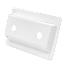 White RV Faucet Bezel,Stand Off Faucet Cover Mounting Kit for RV Shower 1 Pack