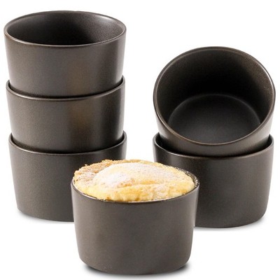 Ramekins 8 oz, Oven Safe Soufflé Dishes for Creme Brulee, Souffle, Pudding,