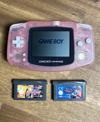 Nintendo GameBoy Advance Handheld Konsole pink transparent rosa GBA AGB-001