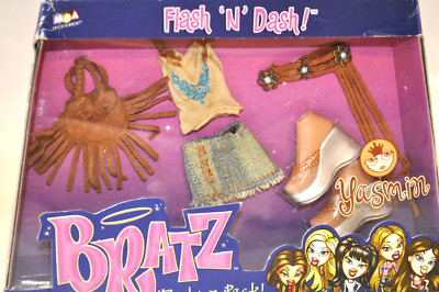Bratz Flash 'n' Dash Fashion Pack (Yasmin) - Full Outfit - 2003 G1 Orig. - Neu/Versiegelt