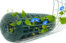 Green Metal Garden Fence, 24Inch(H) X 50Ft(L), 2 Inch X 4 Inch,12.5Ga 2/3/4/5/6 0.96 per foot