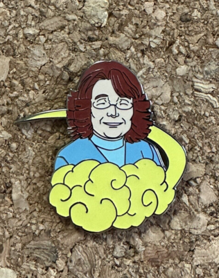 Pin enamel bergaya anime untuk Masako Nozawa