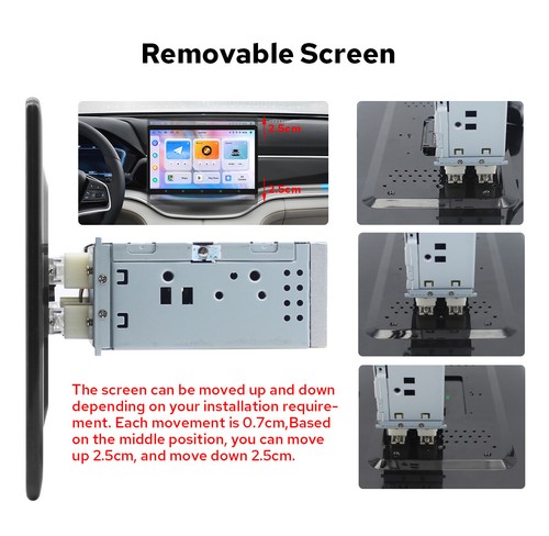 JOYING Android 12 Snapdragon 11,6 Zoll Autoradio Einzel 1 DIN CarPlay 4G WiFi - Bild 13 von 16