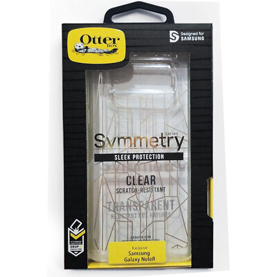 OtterBox Symmetry Clear/Drop Me Line Hybrid Case Cover for Samsung Galaxy Note 8