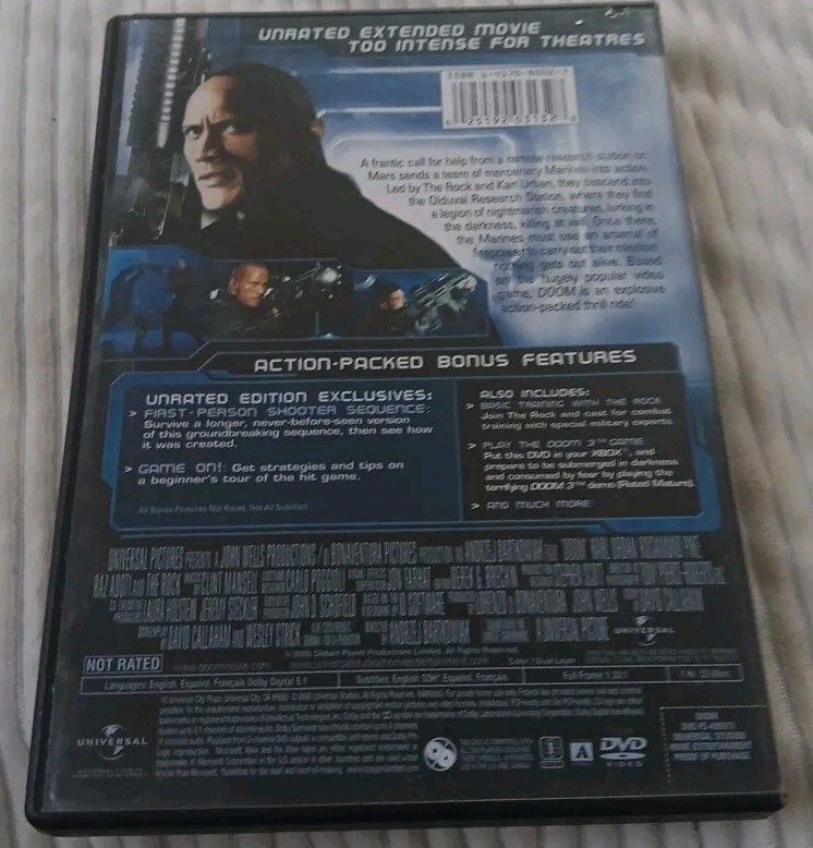 Doom (Unrated Extended Edition) - DVD 25192031328| eBay
