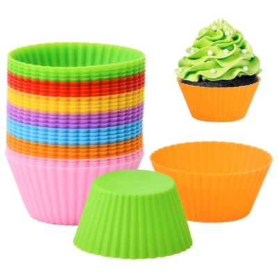 Silikon Muffin Backform 8 - 24 Stück Muffinform Muffinförmchen Cupcake BPA-Frei