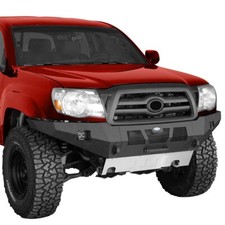 Steel Front Bumper W Stainless Skid Plate Fit 2005-2011 Toyota Tacoma Truck Steel Front Bumper W Stainless Skid Plate Fit 2005-2011 Toyota Tacoma Truck