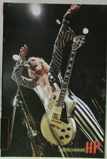 THE DARKNESS Justin Hawkins b&w striped outfit ~ Magazine Page PINUP