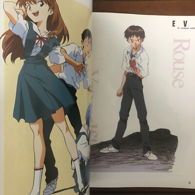 Neon Genesis Evangelion Material Newtype 100 Collection Art Book