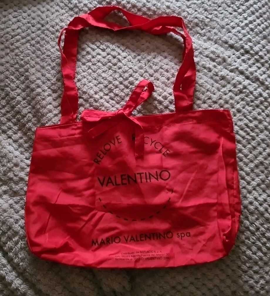 Valentino Mario Valentino Spa dust protection Bag Red ,14x10 Inches