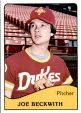 1979 Albuquerque Dukes TCMA #20 Joe Beckwith Auburn Alabama AL NM Baseball Card
