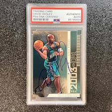 2003-04 Upper Deck Basketball Signature Edition #62 David Wesley Signed Card AUT
