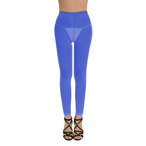 Damen Leggings High Rise Durchscheinend Weich Elastisch Lang Hose Yoga Sport Gym - Picture 58 of 165