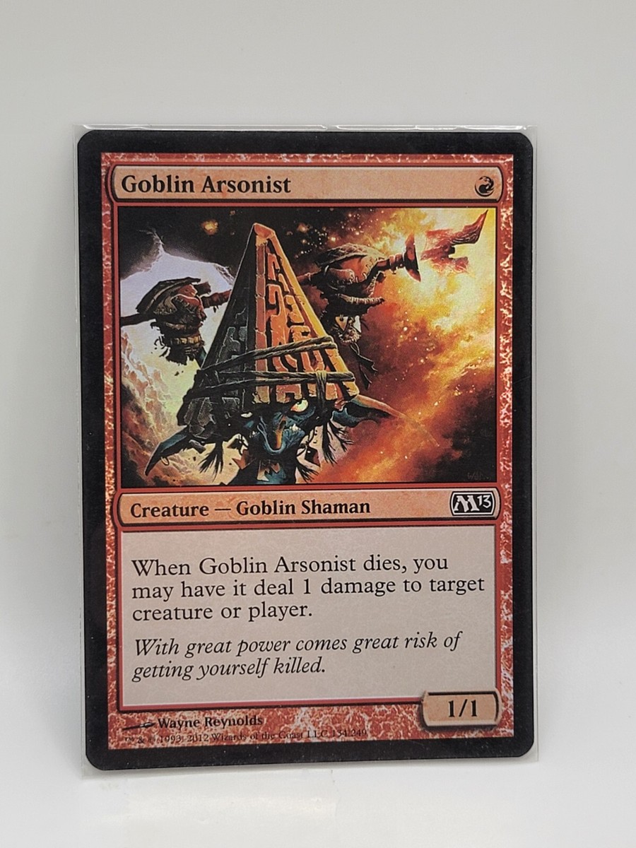 Goblin Arsonist *FOIL Common* Magic MtG x1 M13 MP | eBay