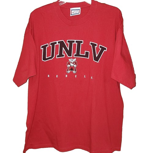 Vintage~80s~90s~UNLV Rebels T-Shirt~Black~Single Stitch~Mens XL | eBay